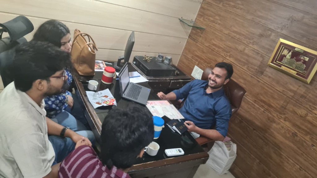 Counseling session with Dr. Noman at Career MBBS Abroad office